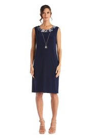 Two Piece Swing Jacket and Dress Set - Petite