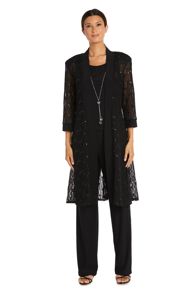 Three-Piece Duster and Pantsuit Set – R&M Richards