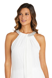 Scarf Halter Tunic With Neck Detail